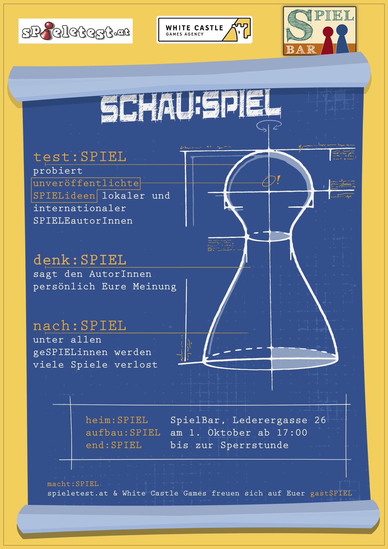 schauSPIEL1 Flyer A4 gelb web